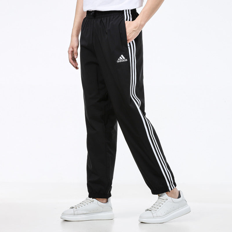 adidas Running Training Breathable Sweatpants Men's Black GK8989