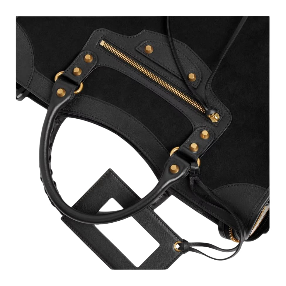 (WMNS) Balenciaga Le City Bag Medium 'Black' 8657602ACJ51000