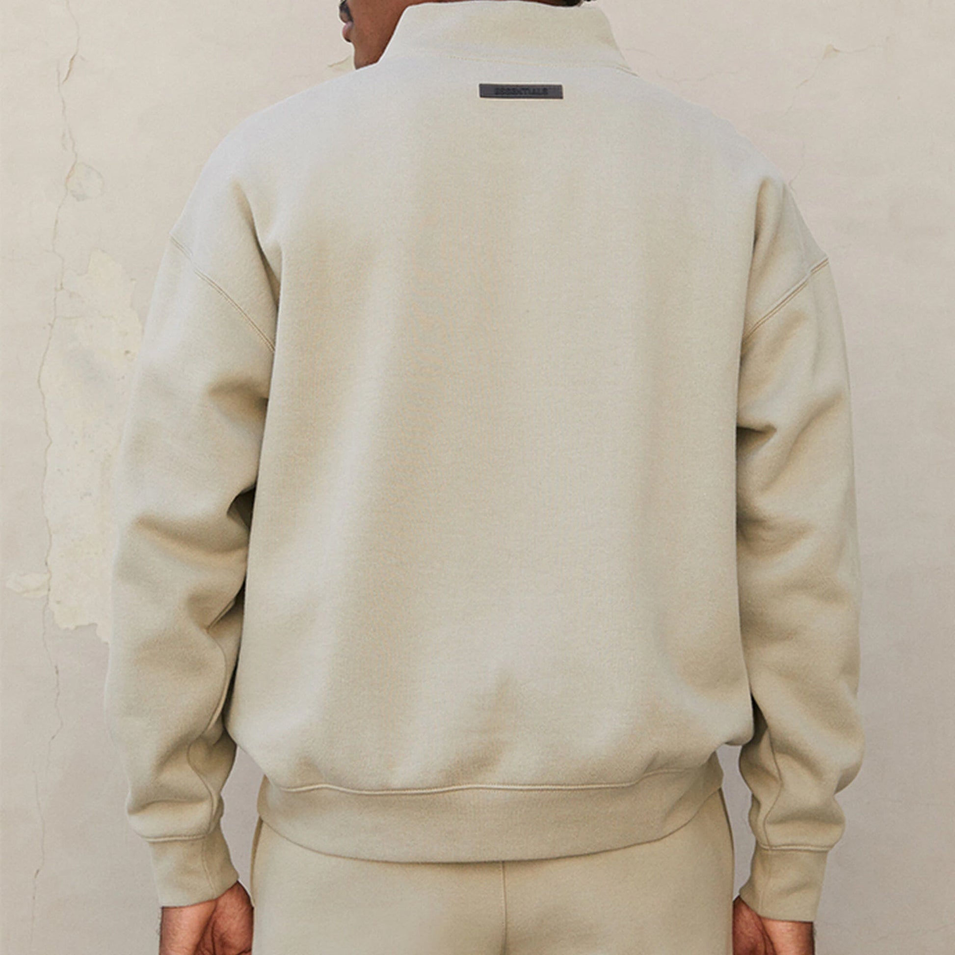 Fear of God Essentials FW21 Pullover Mock Neck Sweatshirt 'Pistachio' FOG-FW21-010