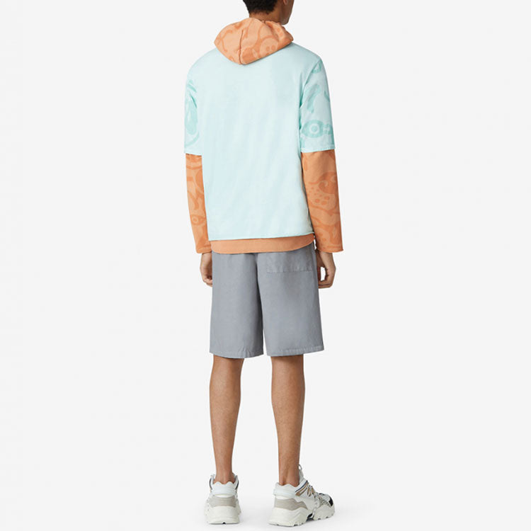 Men's KENZO K-Tiger Printing Loose Short Sleeve Mint Green 5TS5104SG-58
