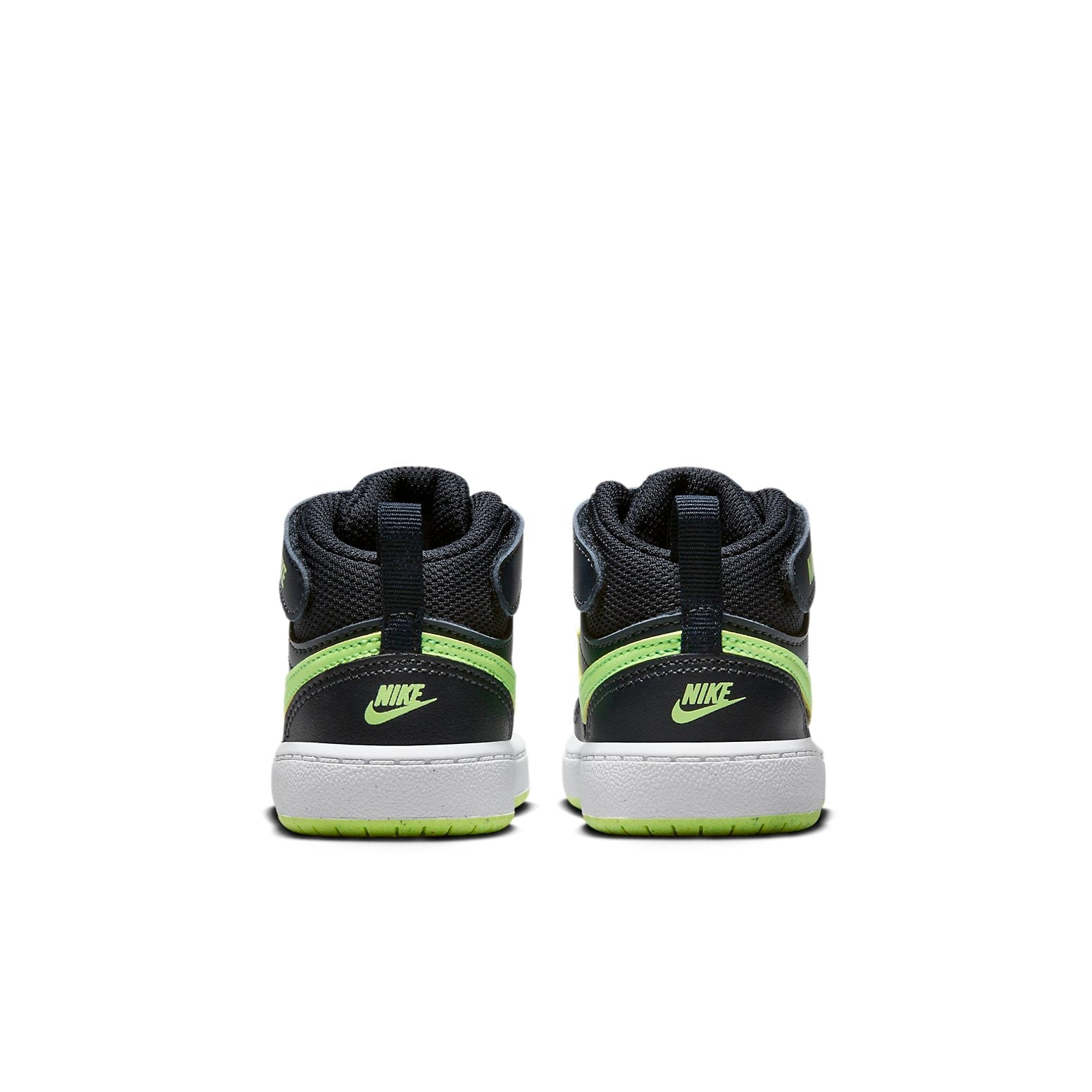(TD) Nike Court Borough Mid 2 'Dark Obsidian Lime' CD7784-403