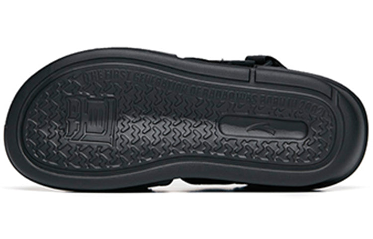(WMNS) ANTA BaDao Sandals 'Black' 122238501-1