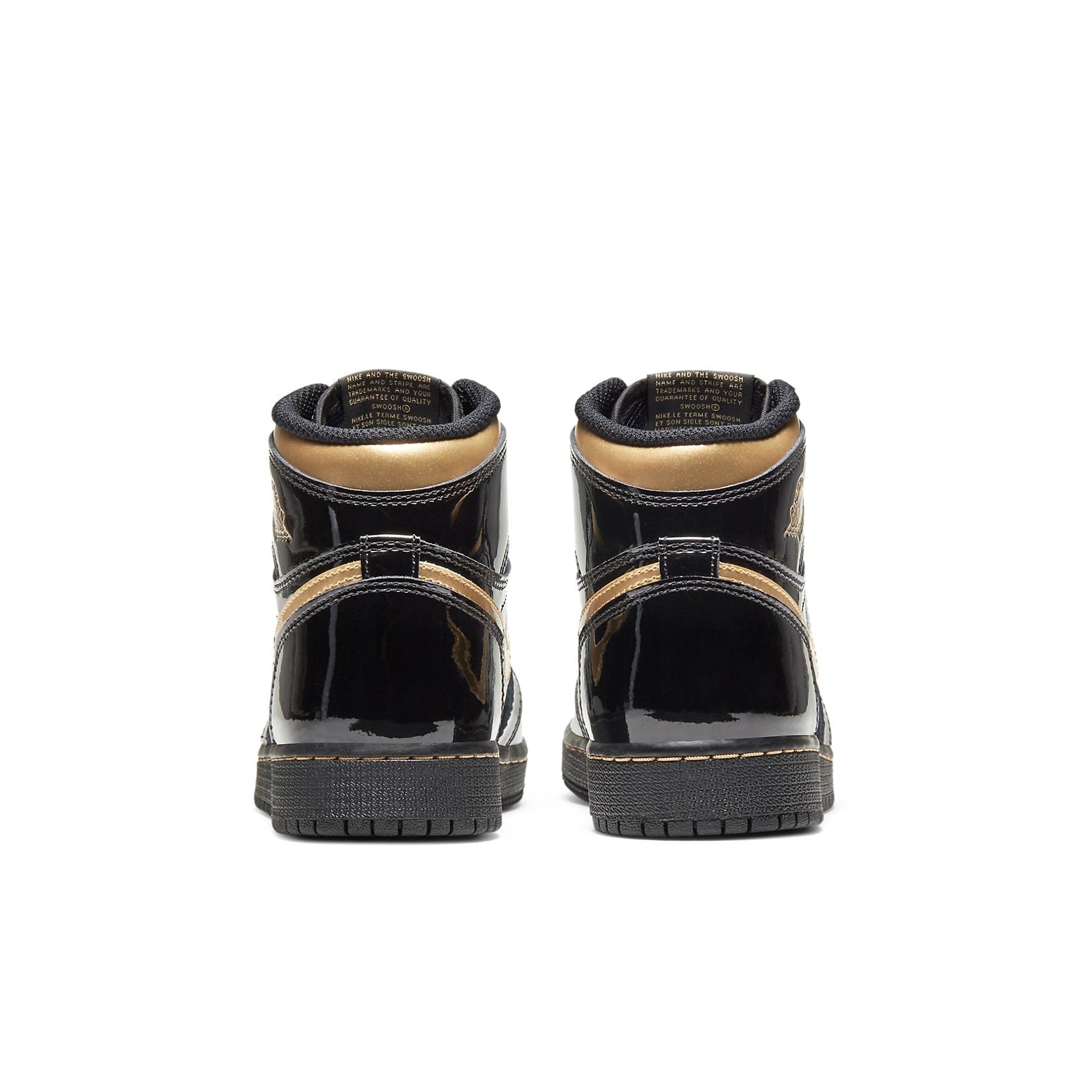 (GS) Air Jordan 1 Retro High OG 'Black Metallic Gold' 575441-032