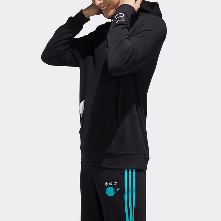 adidas neo M Radio W HDY Casual Sports Black FU3587