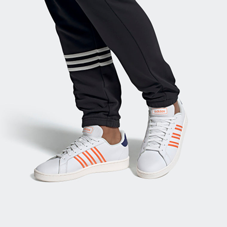 adidas neo Grand Court 'White Orange' EH2058