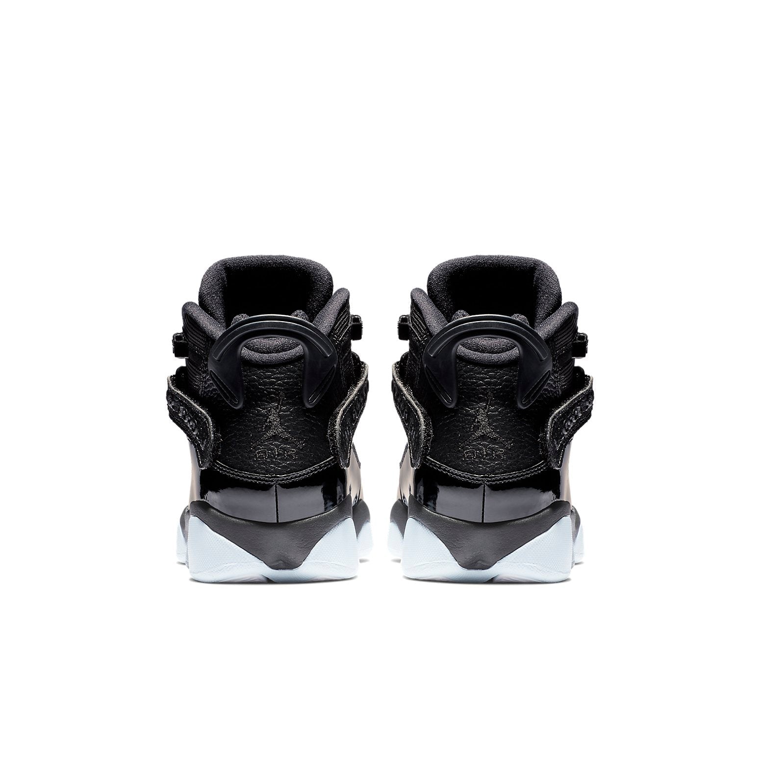(GS) Air Jordan 6 Rings 'Black White' 323419-011