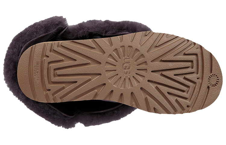 (WMNS) UGG Bailey Button II Boot Snow boots Purple/Grey 1016226-NHT