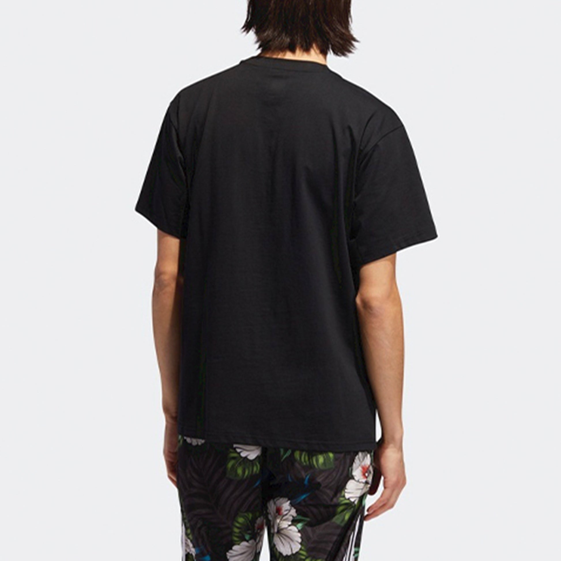 adidas originals Flowers Printing Short Sleeve Black EC7360