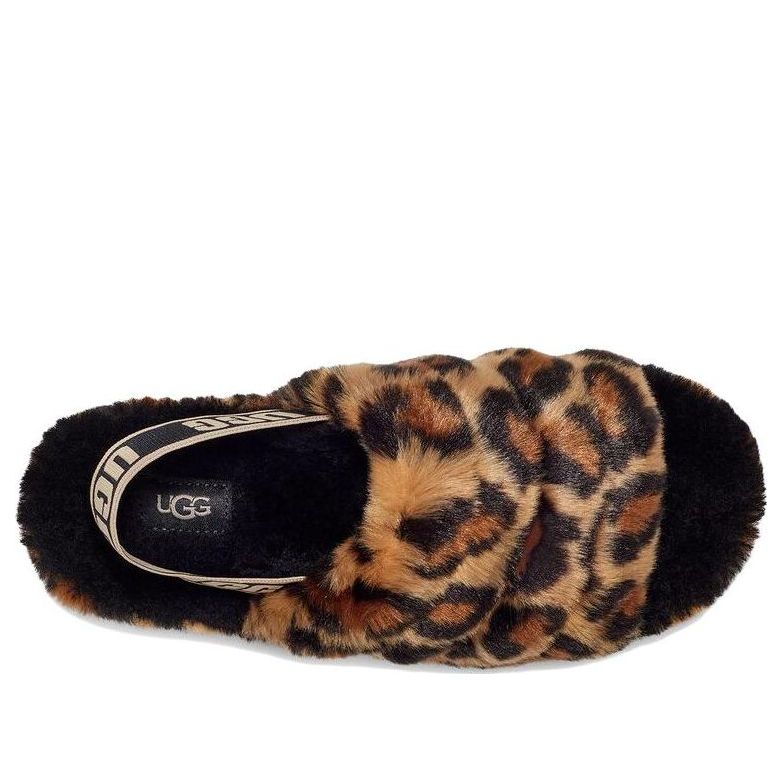 (WMNS) UGG Fluff Yeah 'Leopard' 1130883-NAT