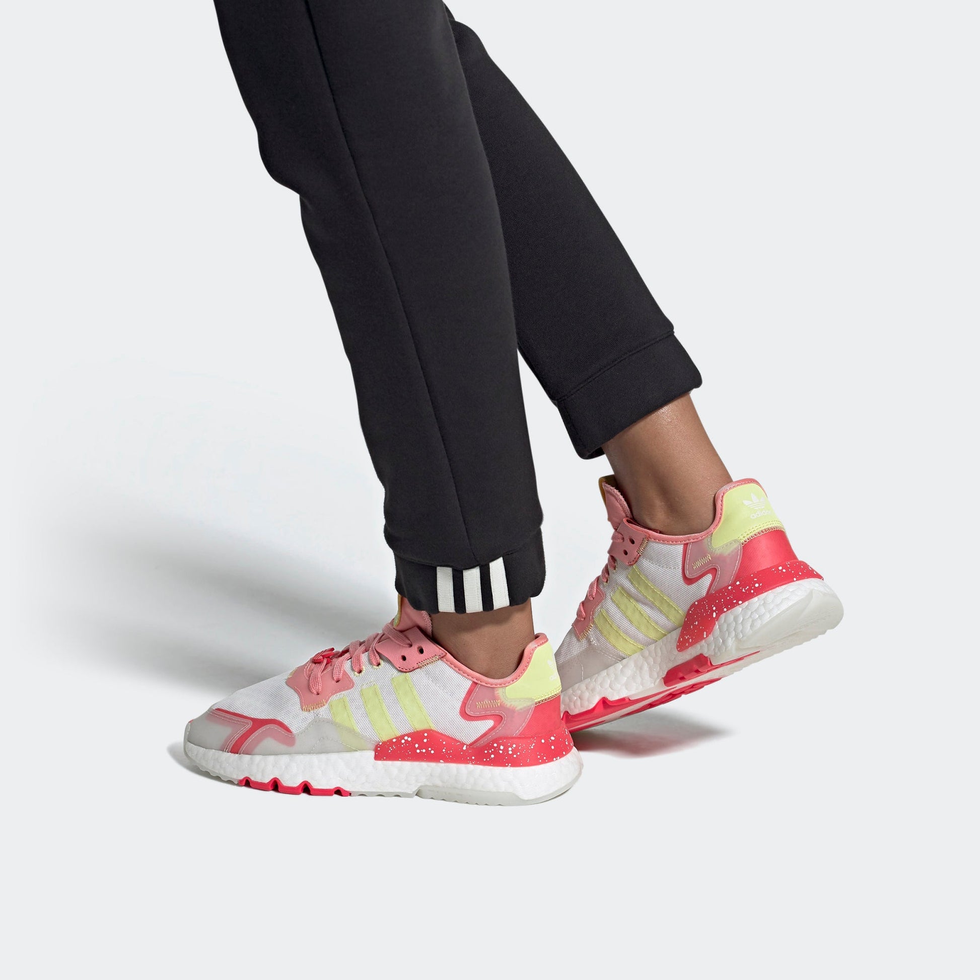(WMNS) adidas originals Nite Jogger 'Pink White Yellow' FX3815