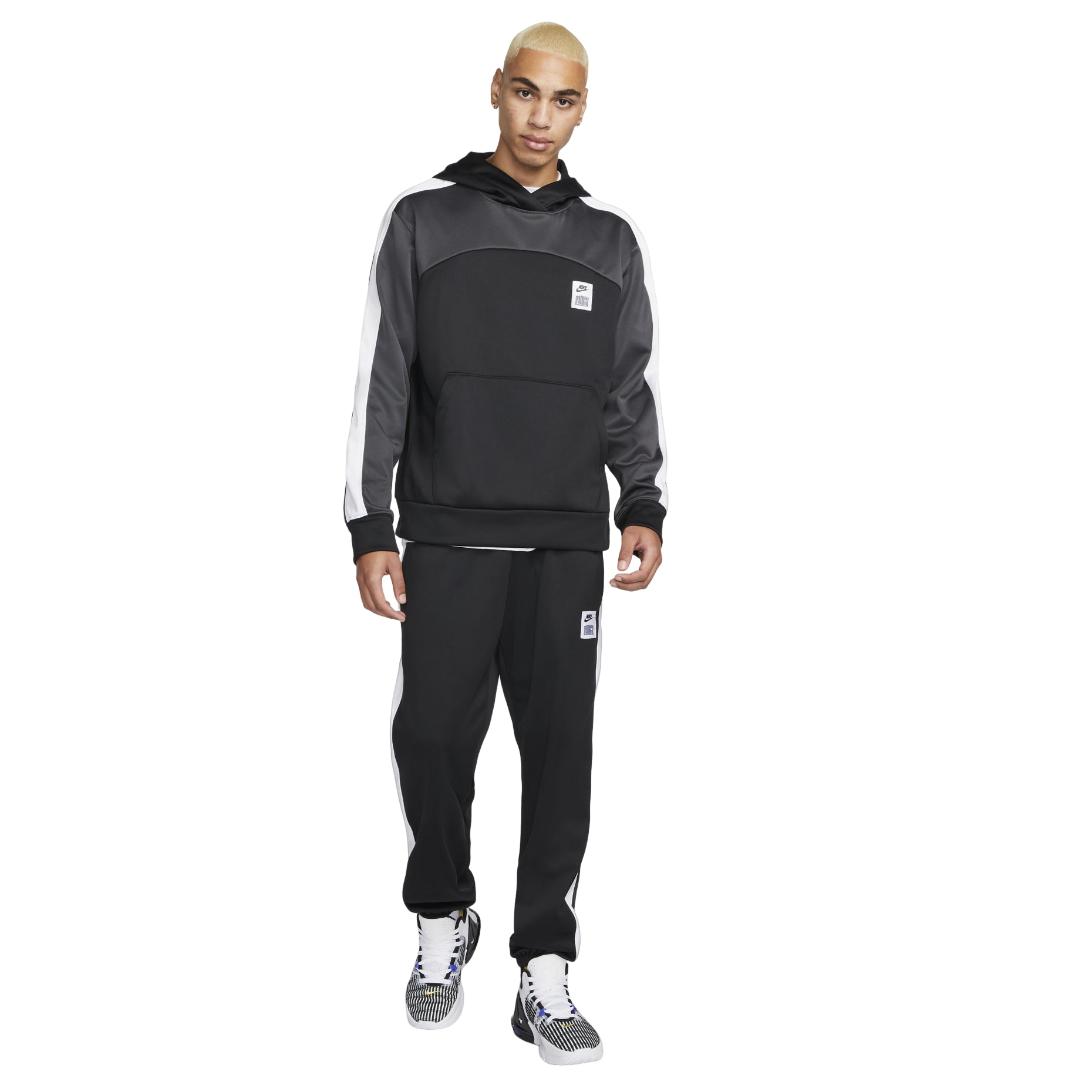 Nike Therma-FIT Pullover Basketball Hoodie 'Black' DQ5837-010