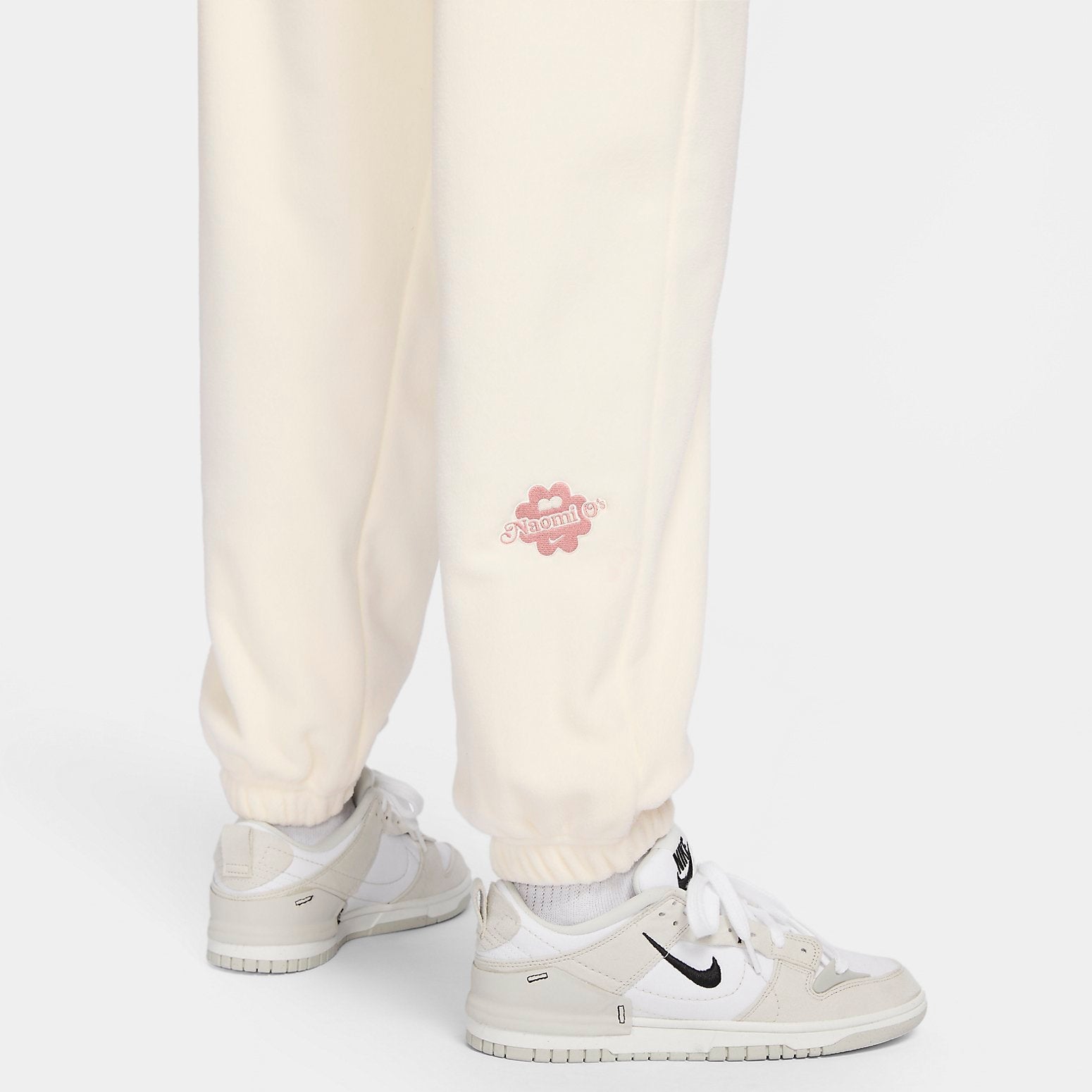 (WMNS) Nike x Naomi Osaka Phoenix High-Waisted Oversized Sweatpants 'White' FD5502-110