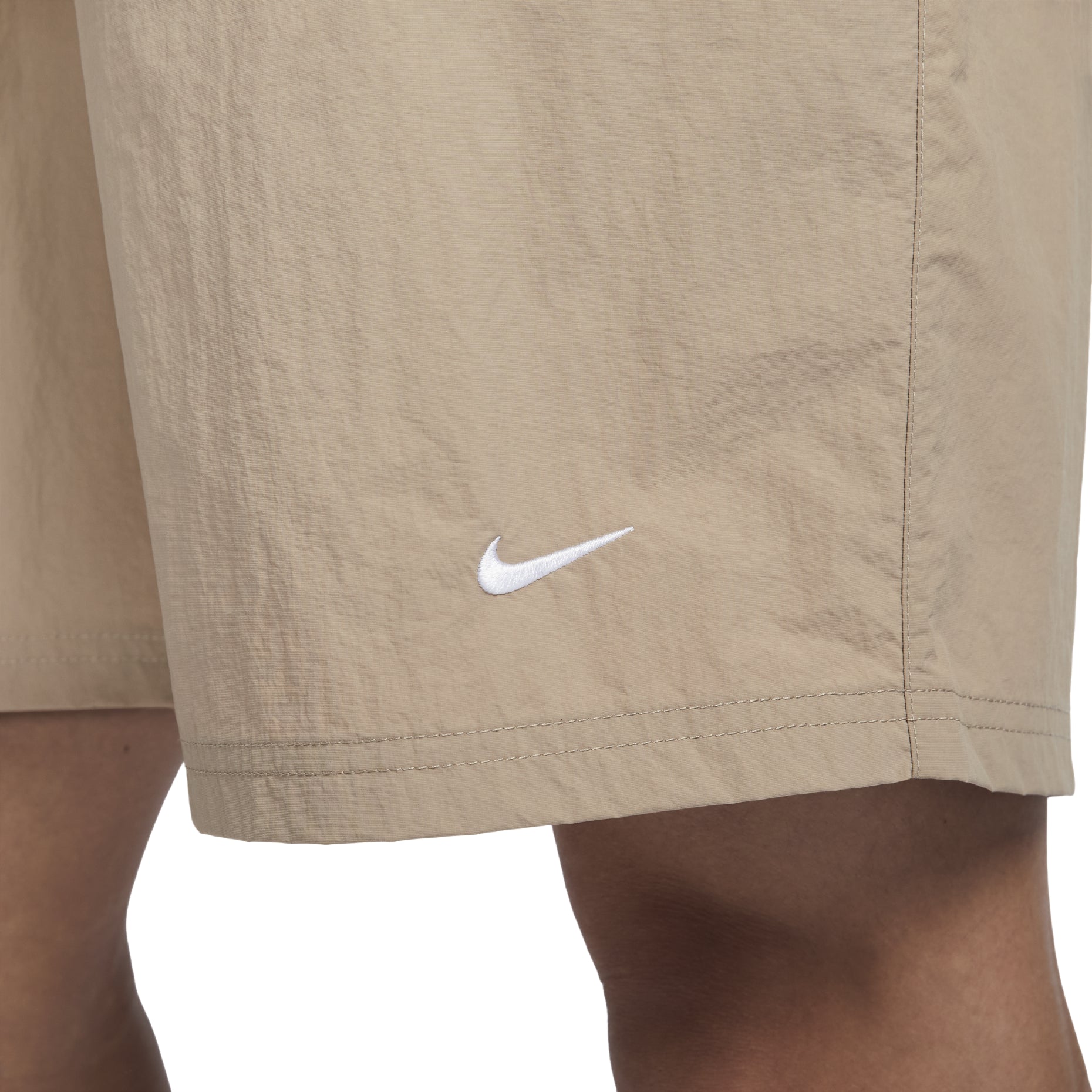 Nike Solo Swoosh Woven Shorts Asia Sizing 'Khaki' DX0750-247