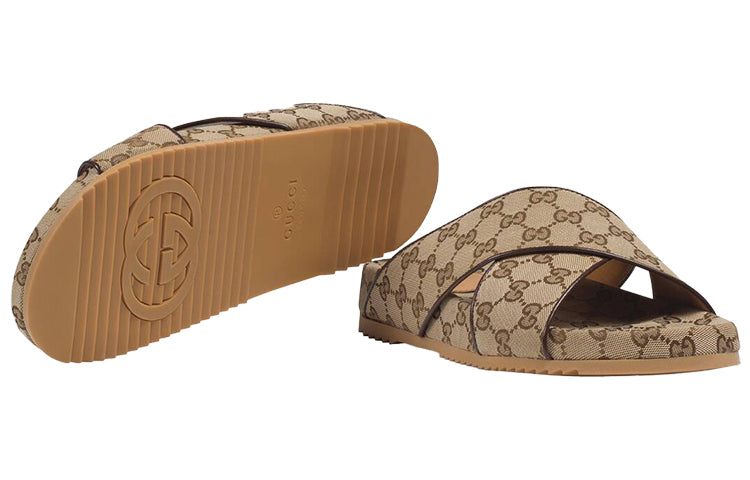Gucci GG Slide Sandal 'Beige' 624697-H6320-9763