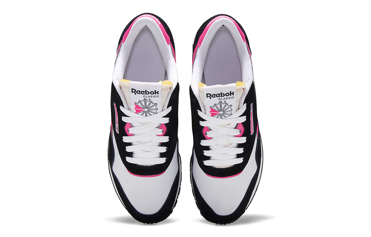 (WMNS) Reebok Classic Nylon 'Black White Pink' FY1072