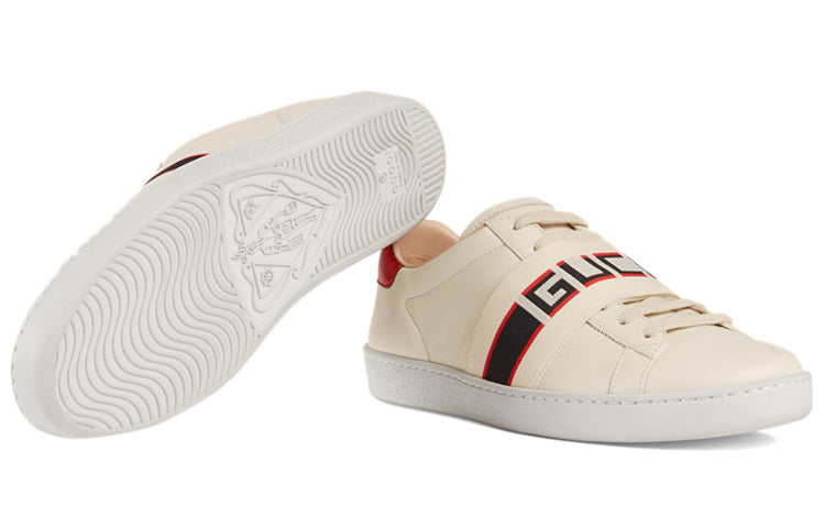 (WMNS) Gucci Ace 'Stripe Ivory' 525269-0FIV0-9086