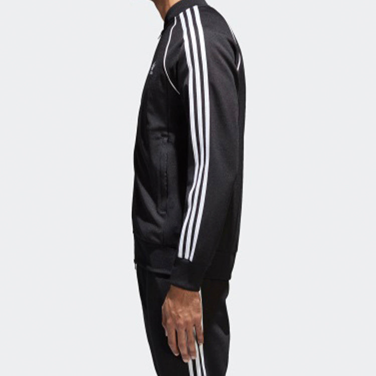 adidas originals Track Sports Stand Collar Jacket Black CW1256