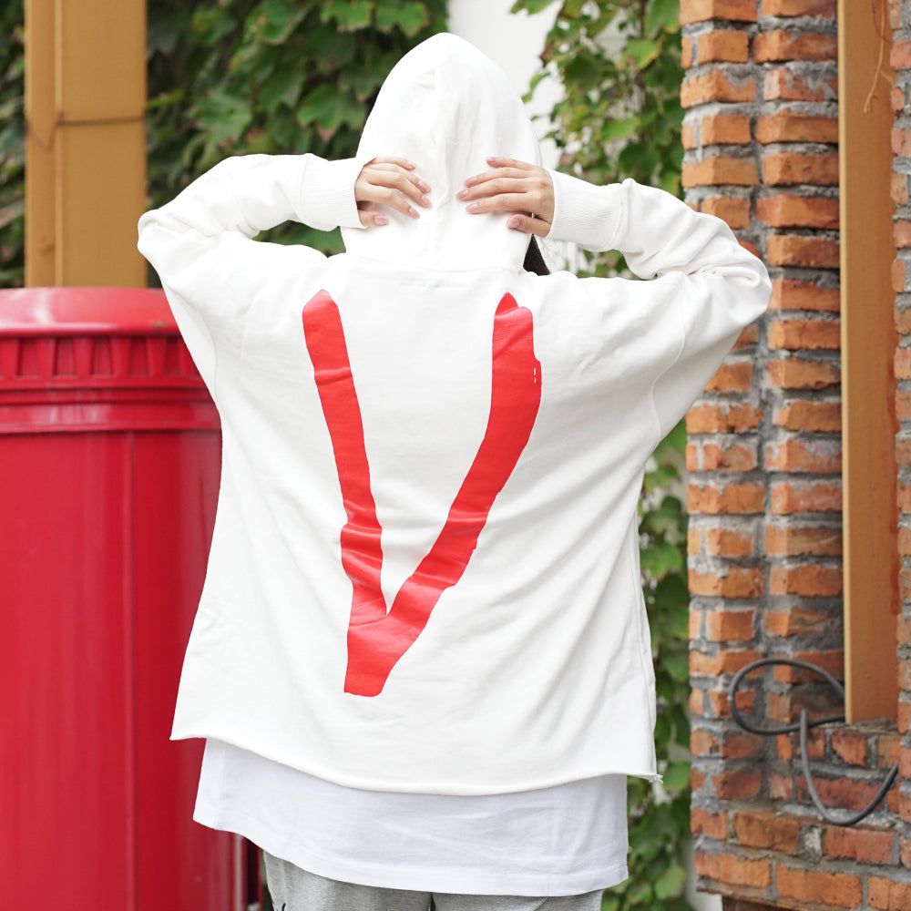 VLONE LOVE Printing Back Large Logo White Red HD-8