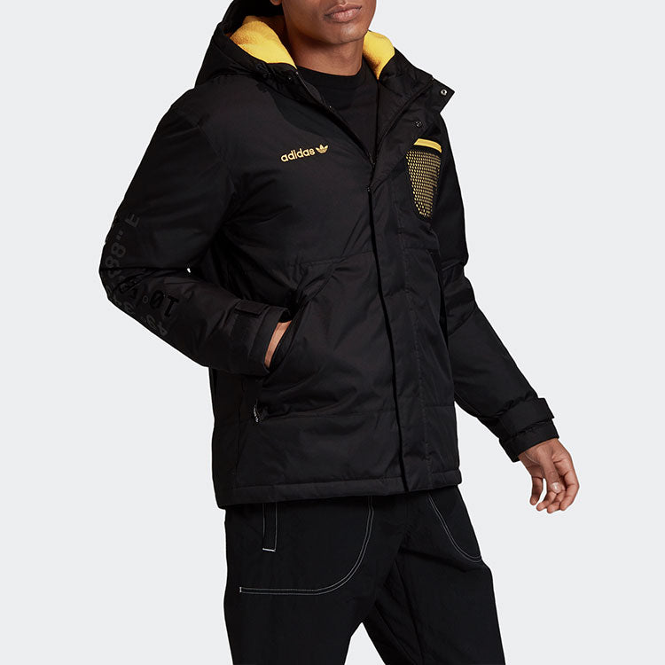 adidas originals Adv 2in1 Jkt Stay Warm Detachable vest Reflective hooded down Jacket Black GJ6734