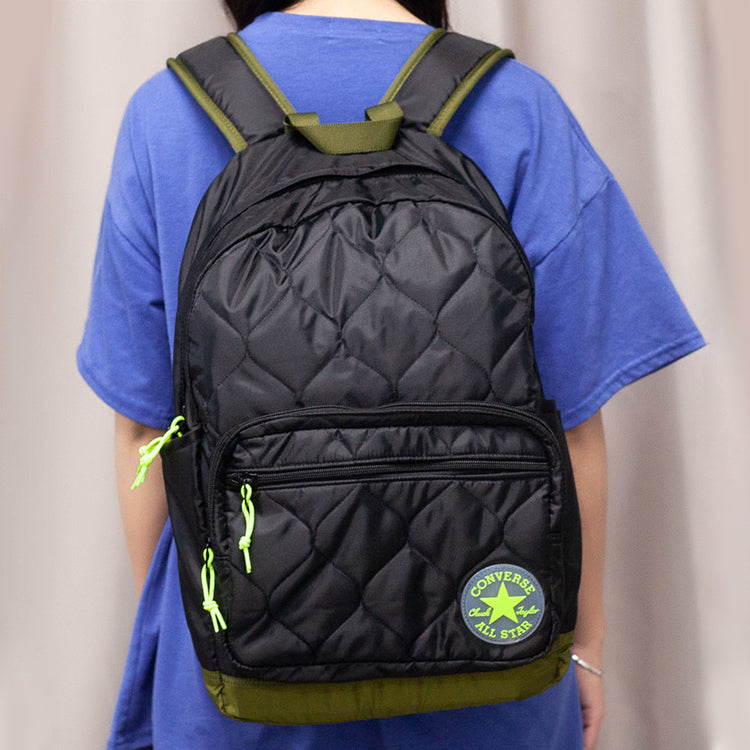 Converse Go 2 Backpack 'Black Green' 10020235-A01