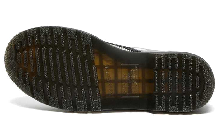 (WMNS) Dr.Martens 1460 Polka Dot Smooth Leather Lace Up Boots 'Black' 26876009