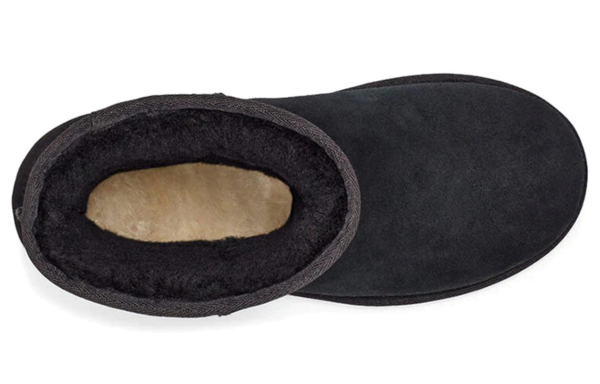 (WMNS) UGG Essential Short II 'Black' 1115032-BLK