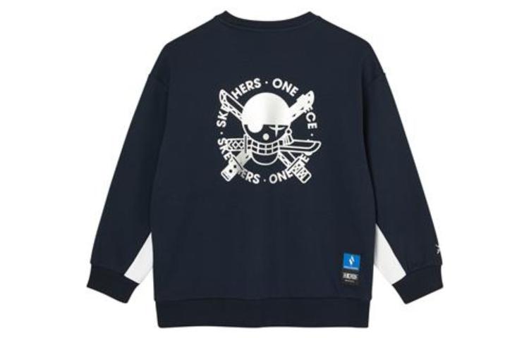 (GS) Skechers x ONE PIECE Crew Sweatshirt 'Multi-Color' L321B064