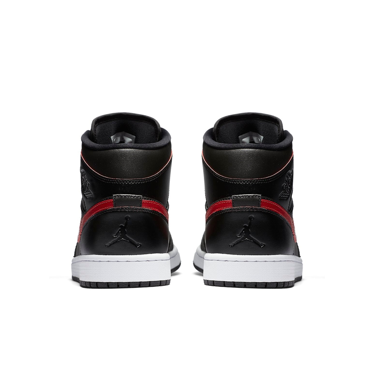 Air Jordan 1 Retro Mid 'Black Team Red' 554724-009