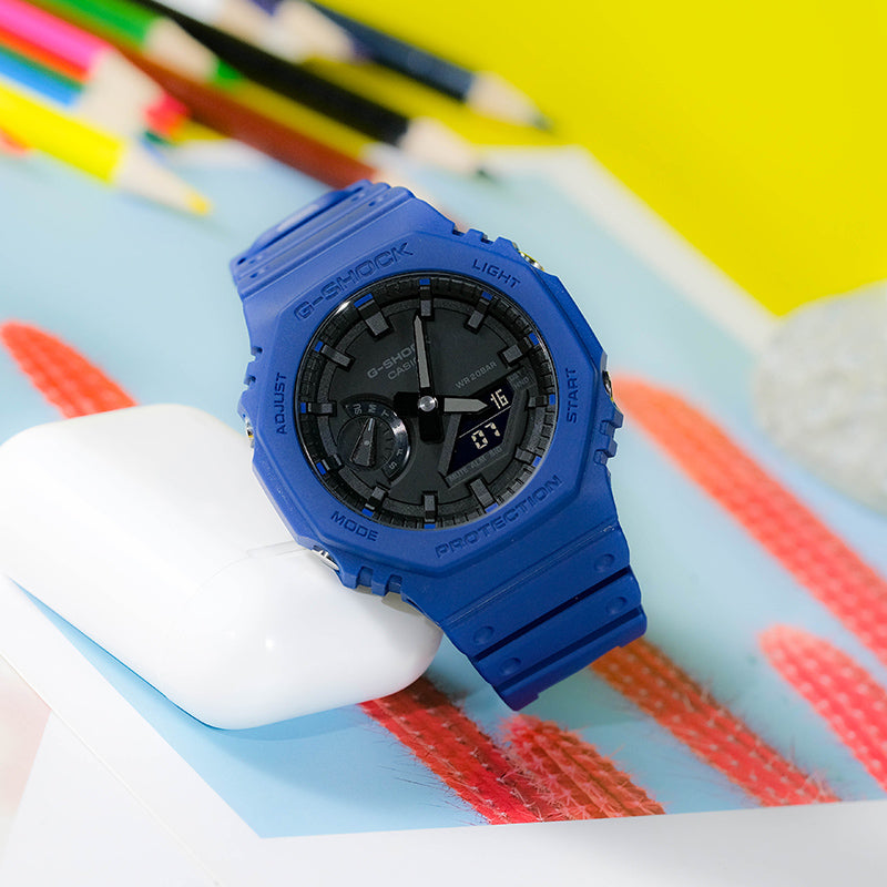 CASIO G-Shock Analog-Digital 'Blue' GA-2100-2APR
