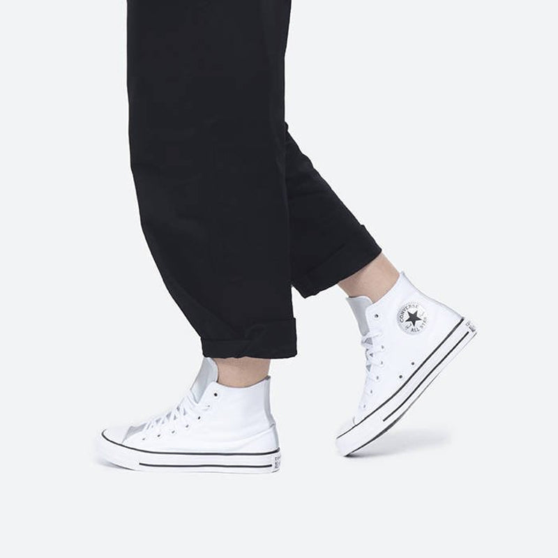(WMNS) Converse Chuck Taylor All Star High 'Anodized Metals - White' 570287C