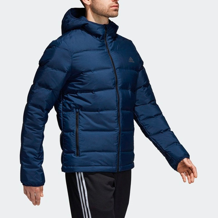 adidas protection against cold Stay Warm hooded down Jacket Navy Blue CZ2311