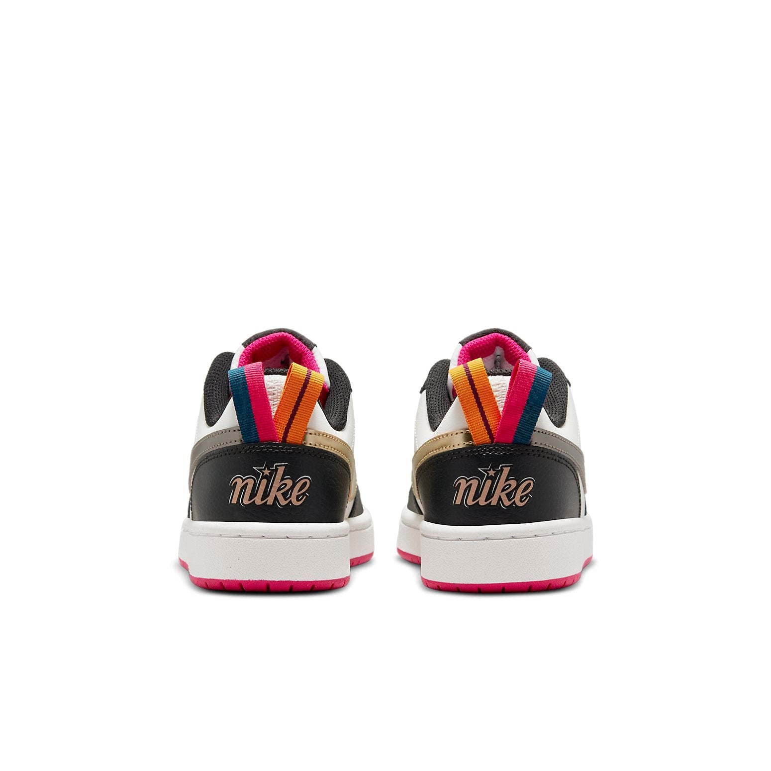(GS) Nike Court Borough Low 2 SE 'Summit White Pink Prime' DJ0040-100