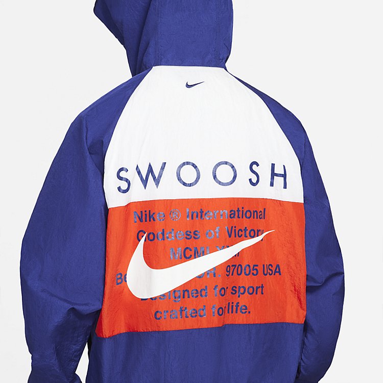 Nike Swoosh Jacket Cj4889-455 'Red/Blue/White' DD1089-455