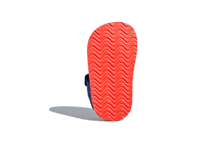 (TD) adidas originals Beach Sandal Cozy Casual Blue Red Sandals 'Blue Red' B22476