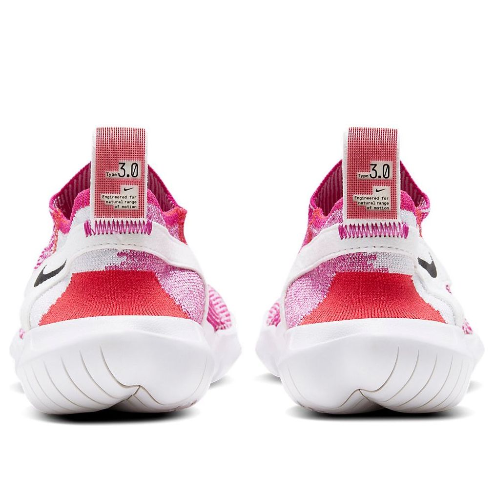 (WMNS) Nike Free RN Flyknit 3.0 2020 'Vast Grey Fire Pink' CJ0267-002