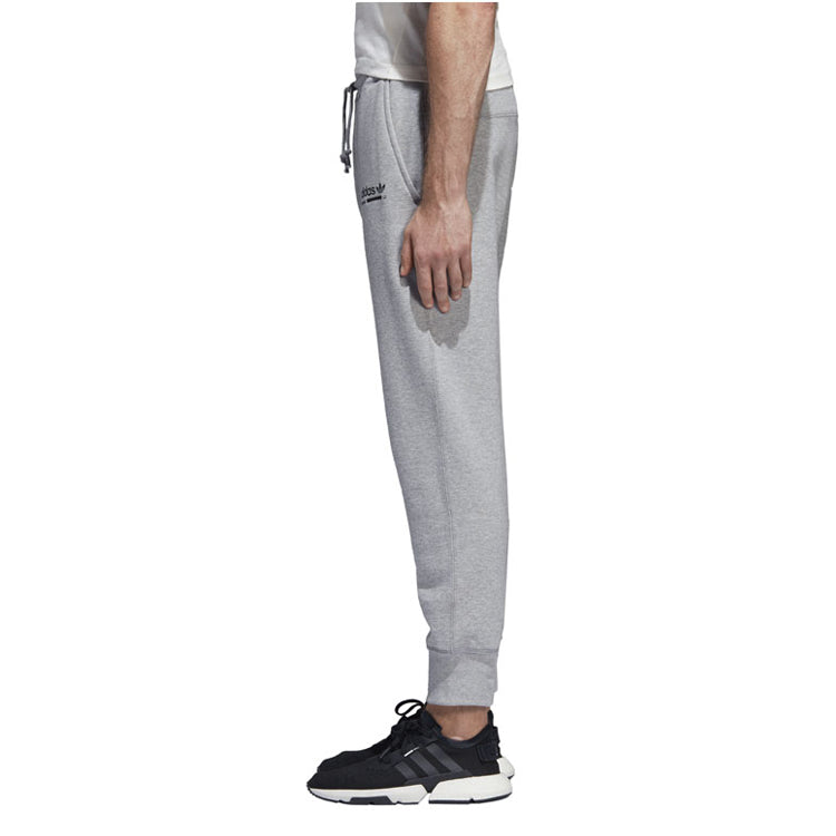 adidas originals Casual Sports Elastic Waistband Bundle Feet Long Pants Gray DH4980
