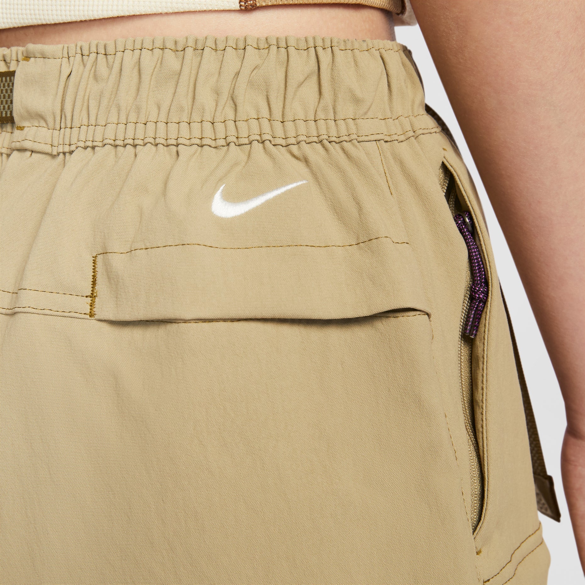 (WMNS) Nike ACG Smith Summit Detachable Zipper Pants 'Neutral Olive Green' HV6392-276