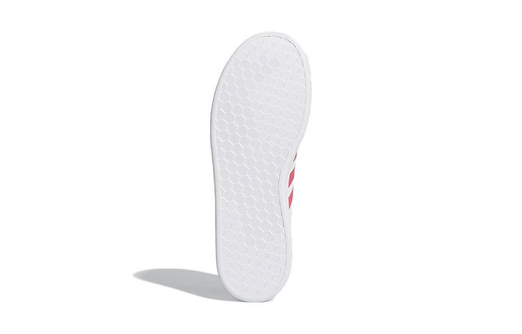 (GS) adidas Grand Court J 'White Real Pink' EG5136