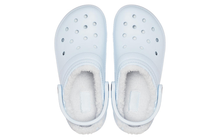 Crocs Classic Lined Clog Slip-On 'Baby Blue' 203591-4JZ