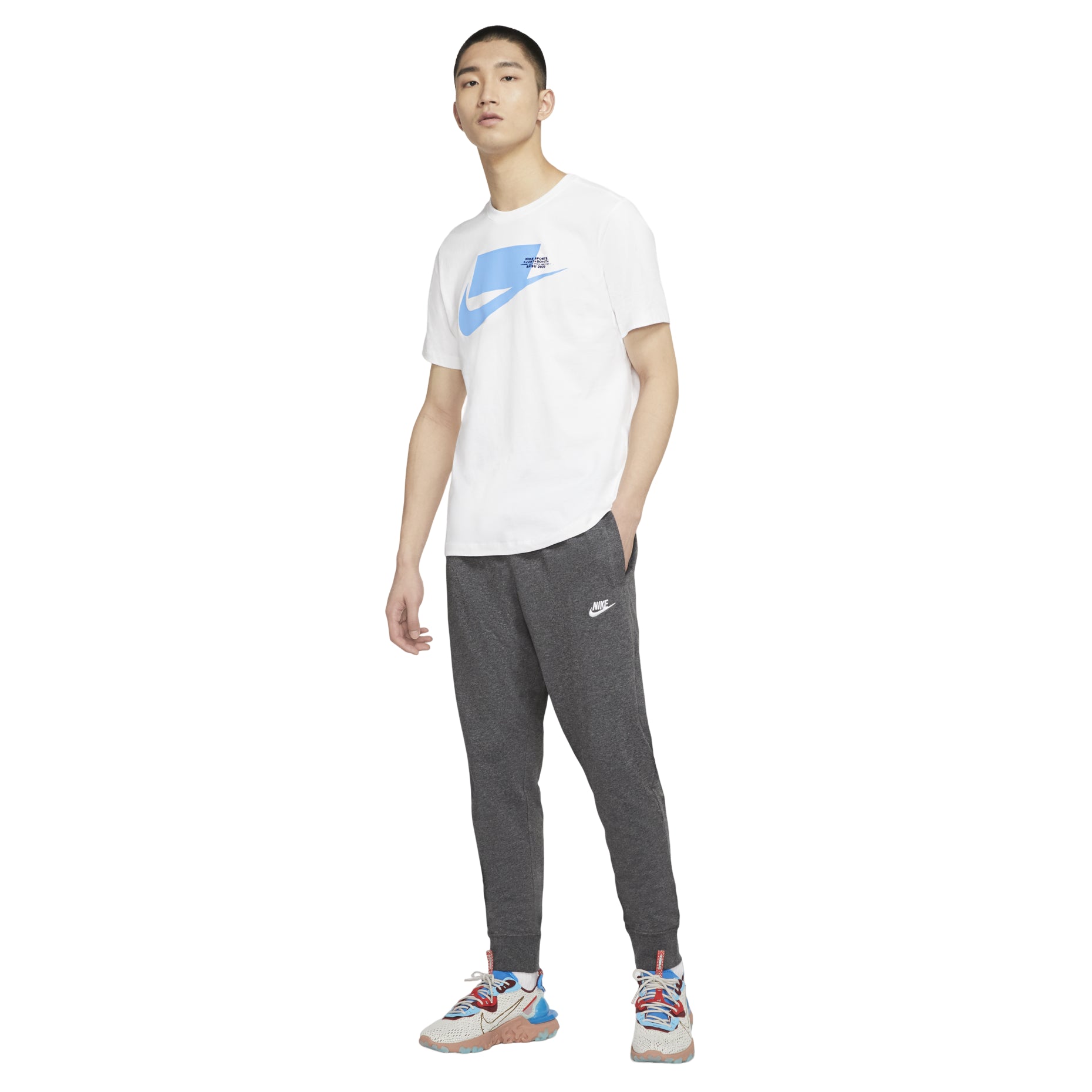 Nike Sportswear Club Knit Sports Long Pants Black Carbon black BV2763-071