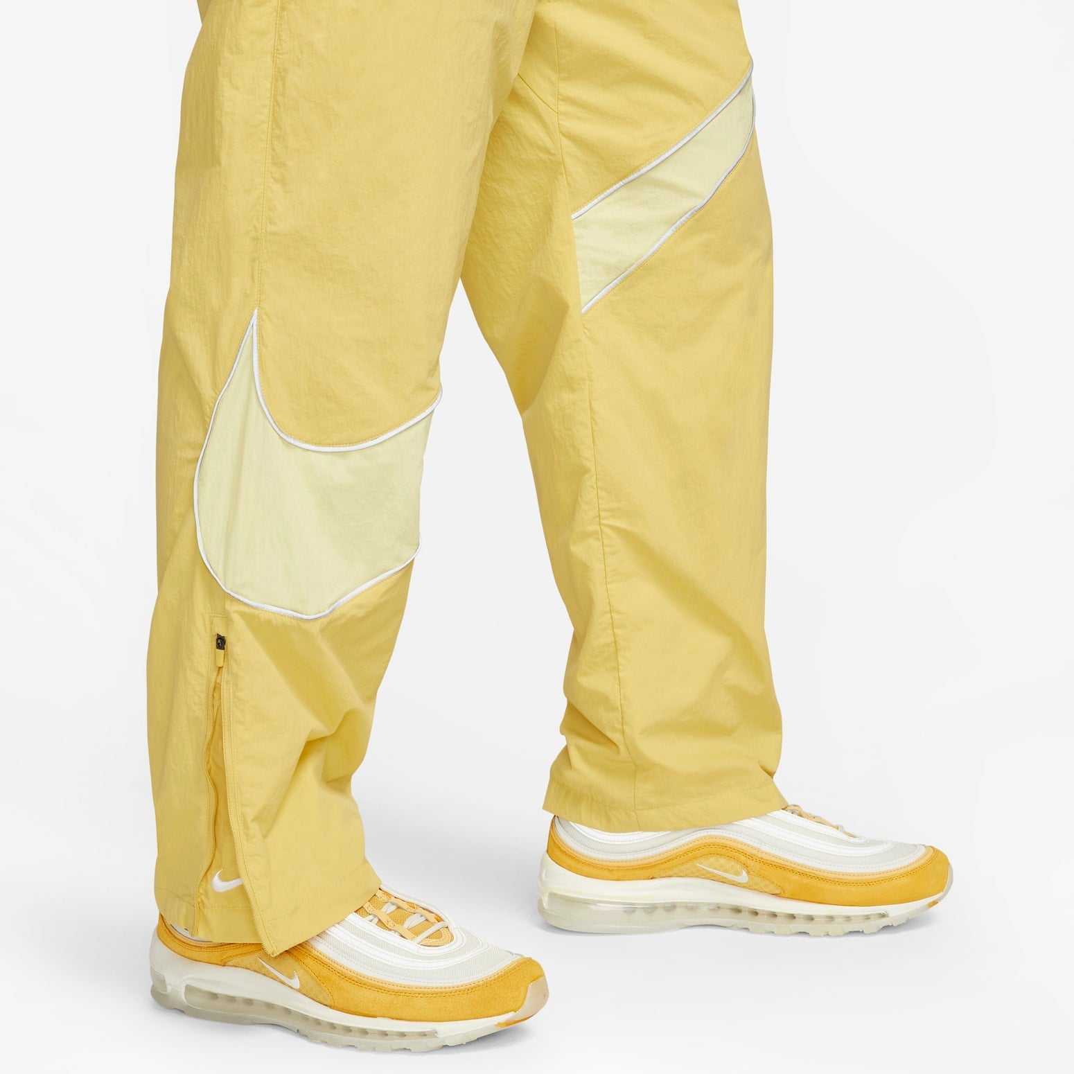 Nike Sportswear Swoosh Woven Pants 'Yellow' DX0595-700