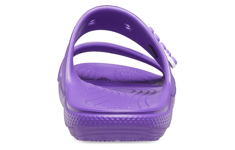Crocs Classic Soft Sole Cozy Flat Heel Sports Slippers Unisex Purple 206761-518
