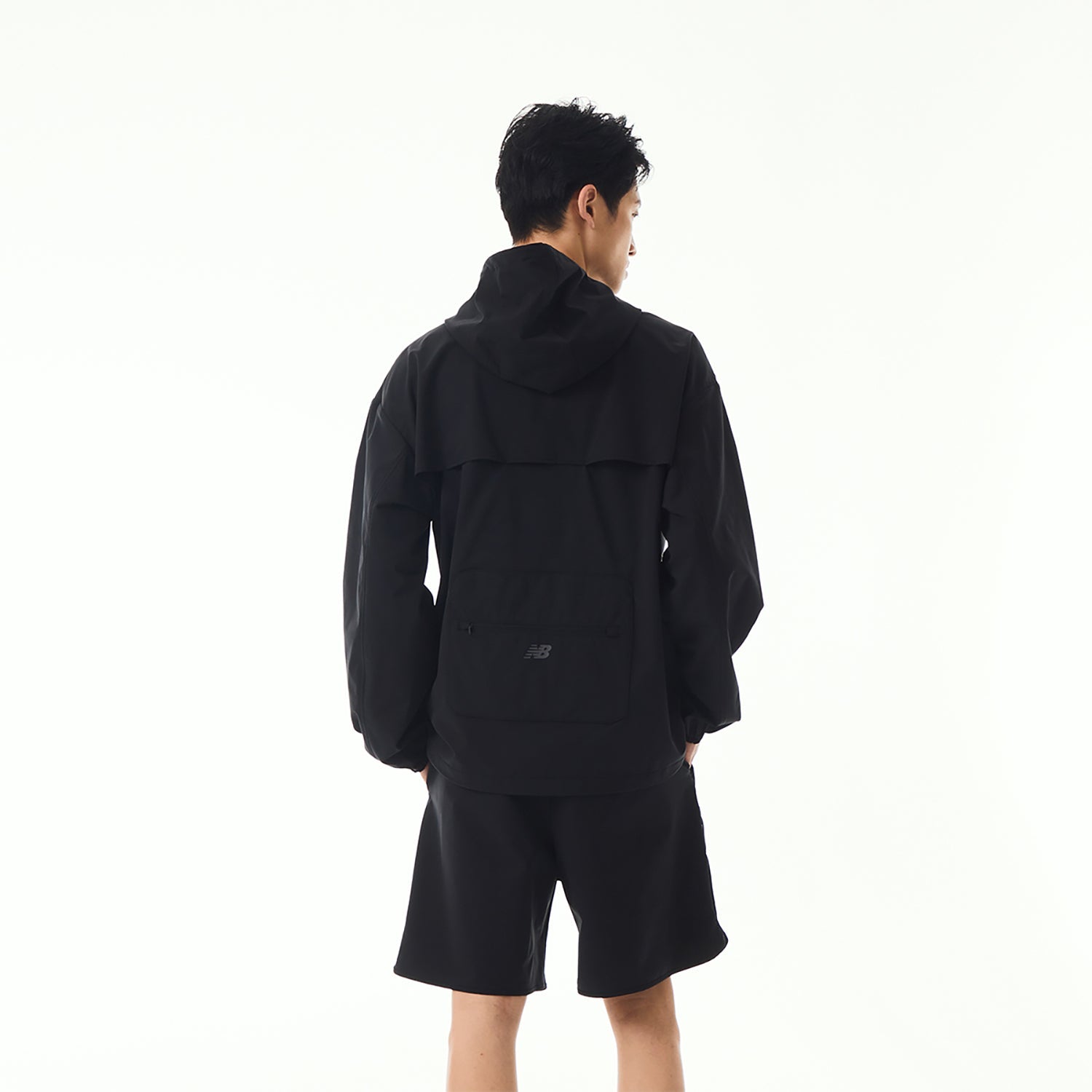 New Balance Woven Hooded Jacket Asia Sizing 'Black' NAE24151-BK