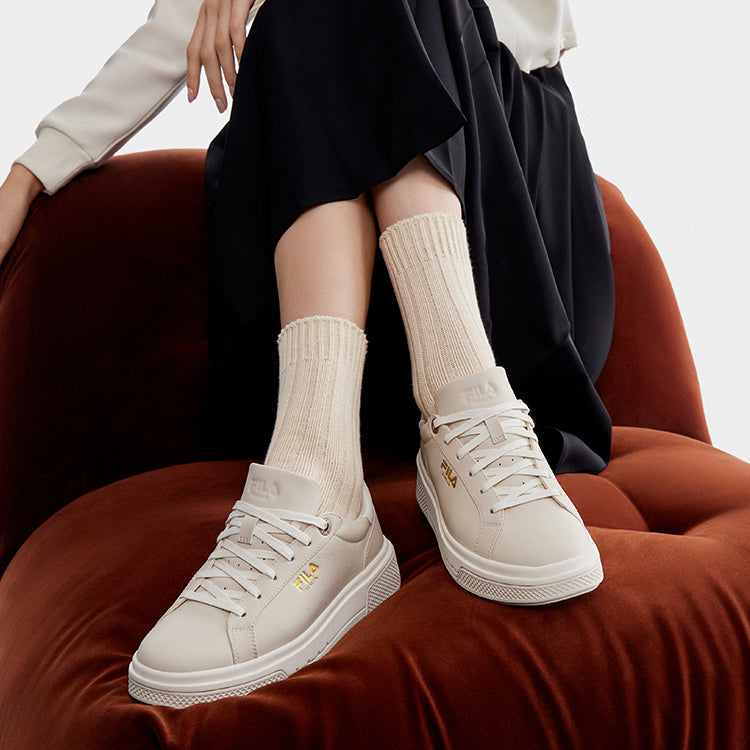 (WMNS) FILA Blocks 'Beige' F12W312204FFA
