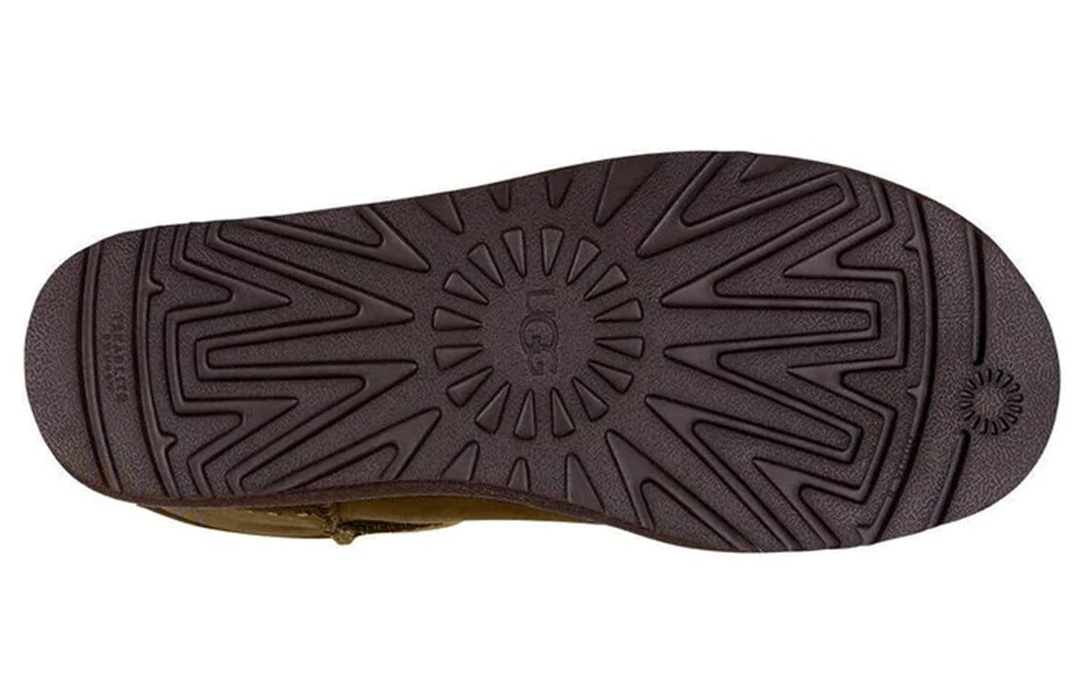 UGG Classic Short Deco Snow Boots Brown 1110042-CHE