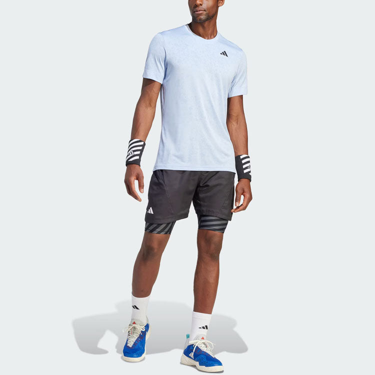 adidas Tennis Freelift T-Shirts 'Blue' IA8288