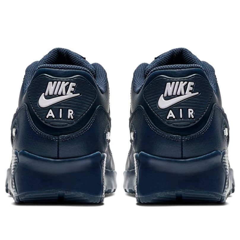 (GS) Nike Air Max 90 Leather 'Midnight Navy' 833412-412