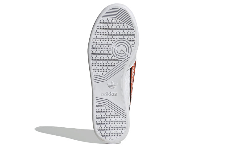adidas Continental 80 'Wordmark Side Stripe - White Orange' H68725