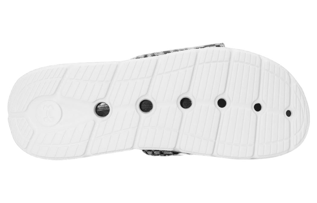 Under Armour Ignite Pro Graphic Strap Slide 'Black White' 3026024-003