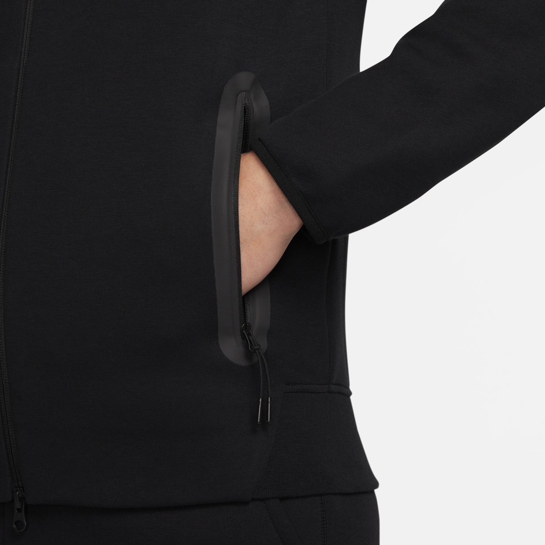 Nike Tech Fleece Full Zip Windrunner Hooded Jacket Asia Sizing 'Black' FB7922-010